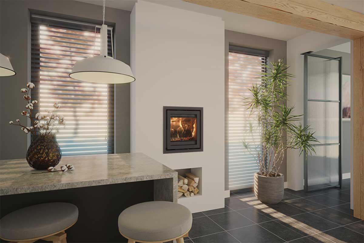 Dik Geurts fireplace insert Instyle 550